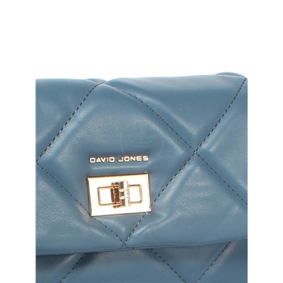 Сумка женская искусственная кожа DJ-CM 6790-BLUE,  1отд,  плечевой ремень,  синий 257703