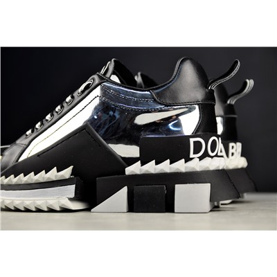 Кроссовки DOLCE & GABBANA Super king из натуральной кожи