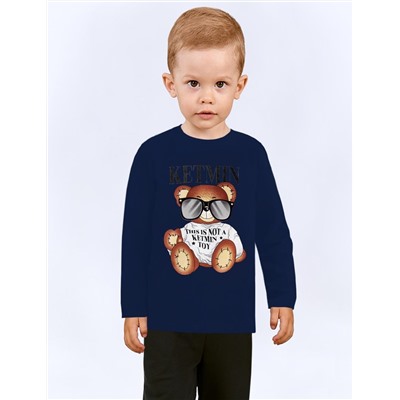 Лонгслив детский KETMIN МИШКА TOY цв.Синий