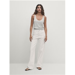 100% linen tank top