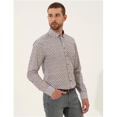 Black Slim Fit рубашка с длинным рукавом