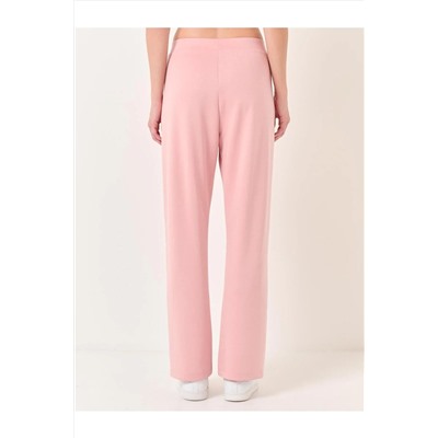 Брюки-джоггеры стандартного кроя с высокой талией Dusty Rose 23WJ010002