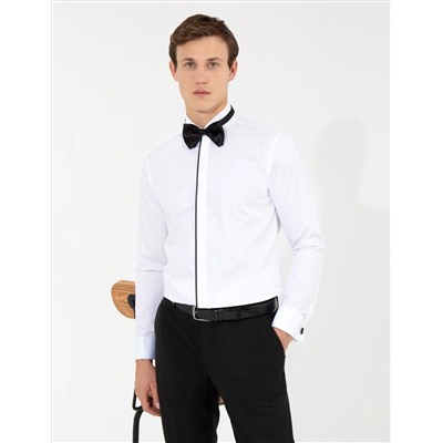 Рубашка для смокинга с белым Slim Fit