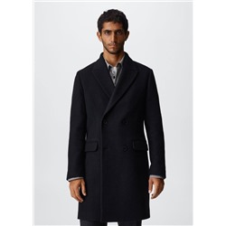 Abrigo largo lana -  Hombre | MANGO OUTLET España
