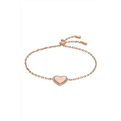 Pulsera Elliott - Rosa dorado y blanco