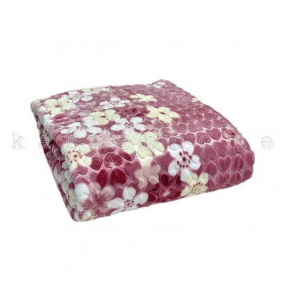Плед EVLEN Super Soft 220*240 п/э в коробке евро Р 948 v2-(B005) розовый (Акция)