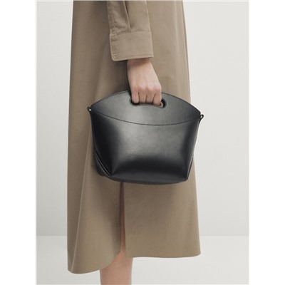 Bolso bandolera piel napa