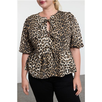 Multi -Colosed Women's Leopary Pattern хорошо большой размер BLZE TBBAW25AF00021