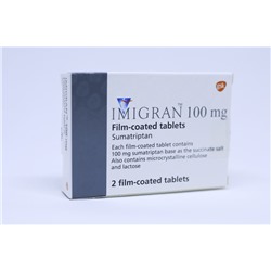 IMIGRAN 100 mg 2 tablet
