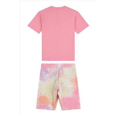 Elle Junior Girls T-Shirt & Cycling Short Set