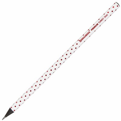 Карандаш чернографитный BRAUBERG "PREMIUM TURKEY", 1 шт., "Dots", НВ, ассорти, дисплей, 181563