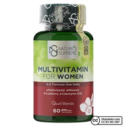 Nature's Supreme Мультивитамины для женщин 60 капсул