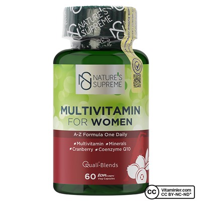 Nature's Supreme Мультивитамины для женщин 60 капсул