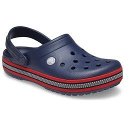 Crocband Zipper Band Clog Navy