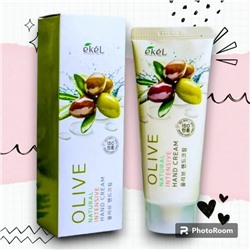 [EKEL] Интенсивный крем для рук с Оливой Olive Natural Intensive Hand Cream,  100 мл