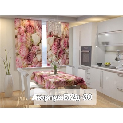 Шторы 3д кухня ткань габардин 12.01.
