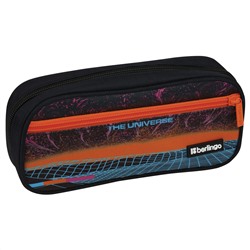 Пенал 1 отделение, 1 карман, 220*95*50 Berlingo "Futuristic", полиэстер, откидная планка