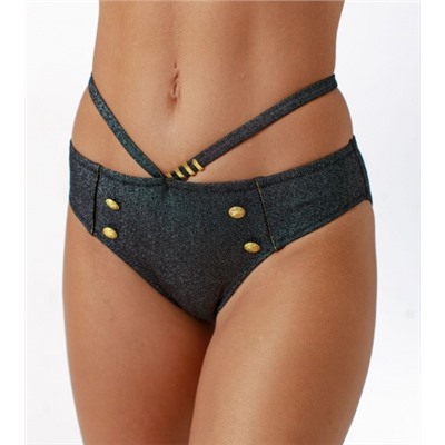 COQUETTE REVUE Купальник раздельный на поролоне с плавками слип классические SWIM LUREX sw54001-09/s