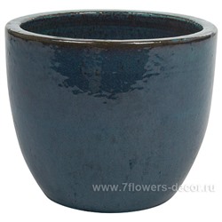 Кашпо Nobilis Marco "Blue night Round" (керамика), D28хН23 см