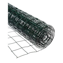 Сетка сварная с ПВХ покрытием 0,5 х 5 м, ячейка 50 х 50 мм, d=1 мм, металл, "Greengo"