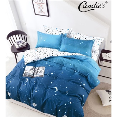Комплекты из  мягкого поплина, с простыней на резинке Candie's  08.03.