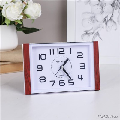 Будильник 17х4,3х10,8 см / BS-2025 /уп 80/