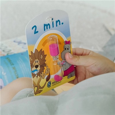 Песочные часы для контроля времени чистки miradent