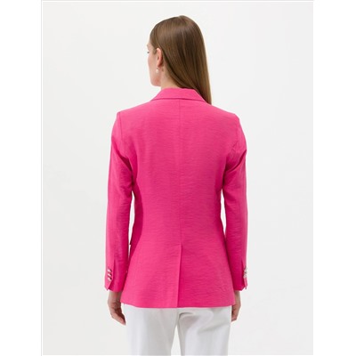 Pink Cruve Slim Fit Jacket