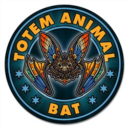 KM1156 Коврик для мыши Totem Bat (Летучая мышь), d.20см