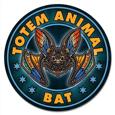 KM1156 Коврик для мыши Totem Bat (Летучая мышь), d.20см