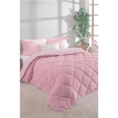Eyüpoğlu Double Gray 57 Wire Роскошное двухстороннее одеяло Welsoft Cotton Silicone 155 X 215