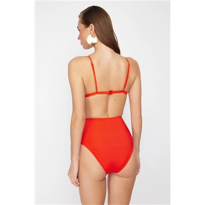 Красный бикини-топ без косточек TBESS21BU0104