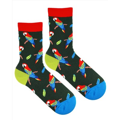 Носки р.35-40 "Cute Animals" Попугай Ара