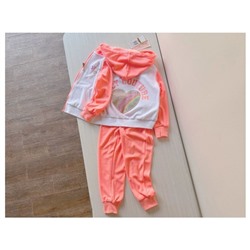 Нежный детский костюм из хлопкового велюра  💖 Juic*y Coutur*e