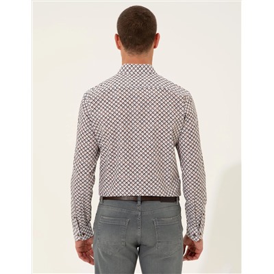 Black Slim Fit рубашка с длинным рукавом
