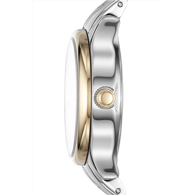 Reloj de cuarzo de acero - Plateado y dorado