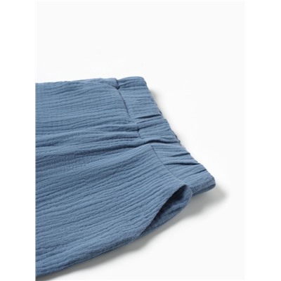 Костюм (рубашка и брюки) детский KAFTAN «Муслин», размер 30 (98-104 см), синий