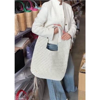 Сумка текстиль ручки натуральная кожа MUST-HAVE