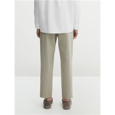 Pantalón popelín jogger fit