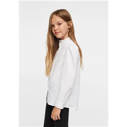 Camisa plisada -  Niña | MANGO OUTLET España