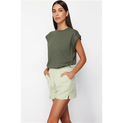 Mint 100 %Tencel ™ по талии джинсовые шорты Twoss24sr00060