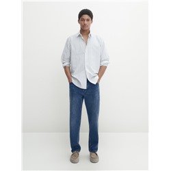 Camisa rayas oxford regular fit