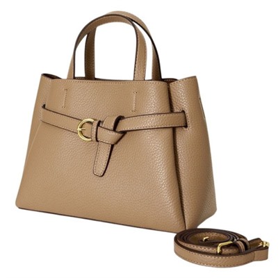 Женская кожаная сумка 9267 BEIGE