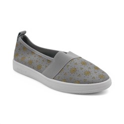 Женские мокасины D361-5 серые
