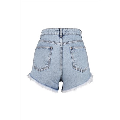 Blue Denim Beach Shorts TBESS23SR00030