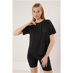 Black Diver/Scuba Fabric Offerctor Printed Sports Sports Thrit Thmss25ts00007