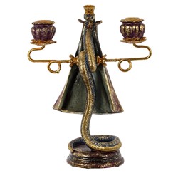 Подсвечник "Змея", L26 W12 H32 см