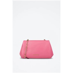 Bandolera de piel de cordero - Rosa