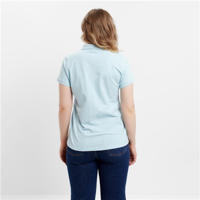 Футболка (поло) женская MINAKU REGULAR FIT: цвет голубой, р-р 50