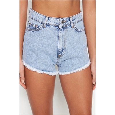 Blue Denim Beach Shorts TBESS23SR00030